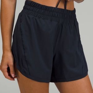 LULULEMON track that high rise short 5”